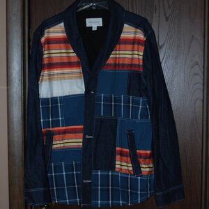 ***SUPER SALE*** - Sun + Stone Denim Patchwork Jacket - XL